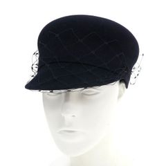 Christian Dior クリスチャンディオール ヴェール　キャスケット 美品】Christian Dior ヴェール付き キャスケット 56 - メルカリ