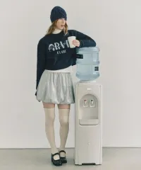 グローブ スパンコール バルーン スカート グレーのサムネイル