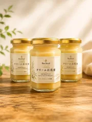 BeeSeed クリーム蜂蜜 180g × 3本 計540g｜国産100％ 非加熱｜五島列島産 百花蜜のサムネイル