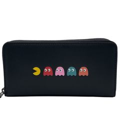 超美品☆COACH 長財布 PAC-MANコラボ 黒 - メルカリ