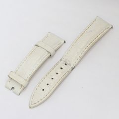 希少ヒマラヤクロコダイルレザー腕時計用ベルト ハンドメイド手縫い