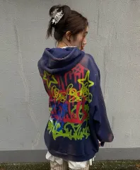 サンあんスタ BLEACHED トゥ ラビット グラフィティ プリント WHOディのサムネイル