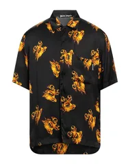 パーム・エンジェルス メンズ トップス シャツ PALM ANGELS 柄入りシャツ Black ブラックのサムネイル