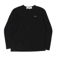 PLAY COMME des GARCONS 長袖 Tシャツ 黒 L - メルカリ