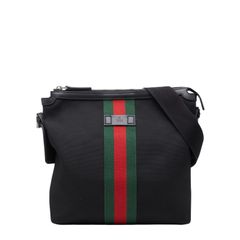 GUCCI ウェブストライプ ショルダーバッグ 631195 - メルカリ