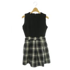 美品】Darich ツイード ノースリーブ ミニワンピース - メルカリ