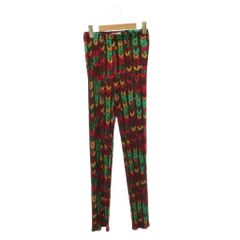 極美品✨PLEATS PLEASE 矢羽 総柄 プリーツパンツ マルチカラー 1