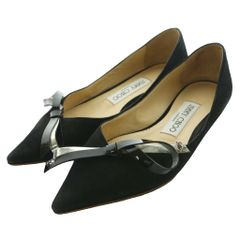 最終値下げ！JIMMY CHOO GALA フラットシューズ ブラック36 - メルカリ