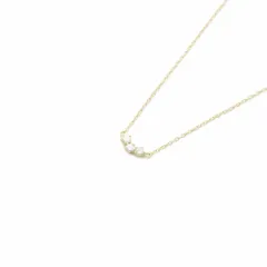 アーカー AHKAH トレス ダイヤモンド0.10ctネックレス K18YG イエローゴールドのサムネイル