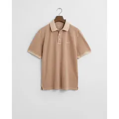 ガント メンズ トップス ポロシャツ Gant Sunfaded Piqu Polo Shirt Sand サンドのサムネイル