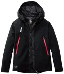 BURTLE バートル 防風フーディジャケット(ユニセックス) 秋冬用 リミテッドブラック 3190 35L Lのサムネイル