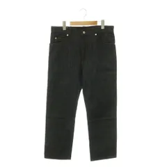 グッチ GUCCI 623953 ロゴパッチ ストレートデニムパンツ ジーンズ 32 ネイビー /HK ■OSのサムネイル