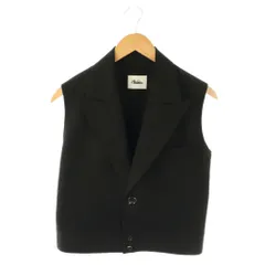 ザ リラクス THE RERACS 24AW エディション Collaboration Labe 襟付きジレ ベスト 36 黒 ブラック /AB ■OSのサムネイル