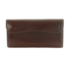 ワイルドスワンズ WILDSWANS シェルコードバン WAVE 長財布 小銭入れ フラップ レザー ブラウン 茶 /MI ■OS ■AD ユニセックスのサムネイル