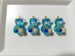 526】ハンドメイド オリジナルチャーム コネクター - メルカリ