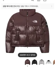 THE NORTH FACE ザノースフェイス ヌプシ ダウン ココア ブラウン レディース XS ノペヌプシのサムネイル