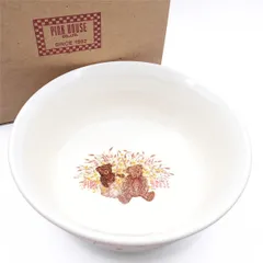 【美品】ピンクハウス★陶器製 テディ柄 フルーツボウル 深皿 *so235のサムネイル