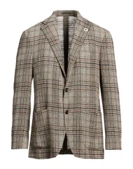 ラルディーニ メンズ アウター ジャケット・ブルゾン LARDINI テーラードジャケット Beige ベージュのサムネイル
