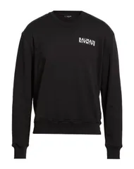 バルマン メンズ アウター パーカー・スウェット BALMAIN スウェット Black ブラックのサムネイル