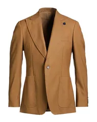 ラルディーニ メンズ アウター ジャケット・ブルゾン LARDINI テーラードジャケット Brown ブラウンのサムネイル