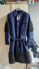 PRADA プラダ ファー コートジャケット アウター マウンテンパーカー フィールドジャケット ダウン パーカ 正規品 新品 1700万のサムネイル