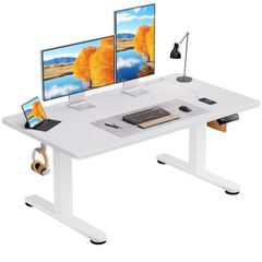 ErGear 電動 オフィスワークテーブル 昇降式 幅140cm 耐荷重80kg