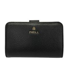 FURLA】 二つ折り財布 クロコ型押し グレー系 - メルカリ