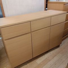送料込み】無印良品 木製キャビネット ウォールナット 廃盤・希少