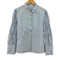 BORDERS at BALCONY(ボーダーズアットバルコニー) 長袖シャツブラウス サイズ36 S レディース美品  - BD2611-3C-02 ライトブルーのサムネイル