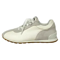 BRUNELLO CUCINELLI(ブルネロクチネリ) スニーカー 38 レディース - 白×ライトグレー インソール取外し可 レザーのサムネイル