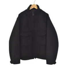 クロ KURO SUPER 100`S STAND COLLAR JACKET スタンドカラー ジャケット ブルゾン 0 黒 ブラック 962093 ☆AA★のサムネイル