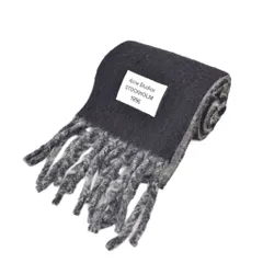 アクネ ストゥディオズ Acne Studios ロゴラベル付き マフラー 250×25 黒 ブラック CA0343 ☆AA★のサムネイル