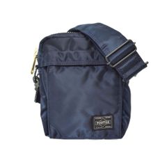 極美品 ポーター タンカー VERTICAL BAG ショルダー アイアンブルー