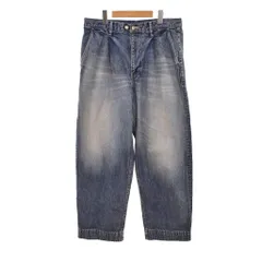 グラフペーパー Graphpaper エヌハリウッド N.HOOLYWOOD Two Tuck Tapered Pants テーパード デニムパンツ ジーンズ 3 青 ブルー NH-GP-CP01のサムネイル