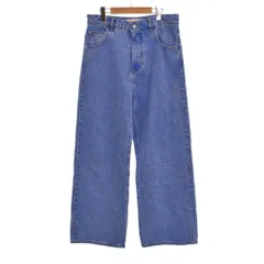 マルニ MARNI ワイドストレートジーンズ デニムパンツ ロゴパッチ 30 水色 ライトブルー PUJU0103A0USCW91のサムネイル