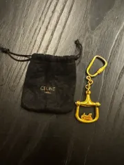 Celine セリーヌ ゴールド 馬 装飾 キーホルダーのサムネイル