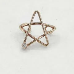 ete 星モチーフ 片耳 イヤーカフ イヤリング ゴールド レディース エテ【中古】6-0628G∞のサムネイル