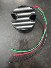 ハーレー　エンドカバーレギュレーター　チャージランプ付　12V 未使用品のサムネイル