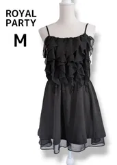 ROYAL PARTY キャミオールインワン ショートパンツ スカーチョ 風 黒 38のサムネイル