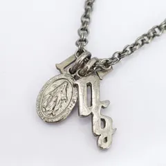 DOLCE&GABBANA / ドルチェ ＆ ガッバーナ ◆ネックレス/DGロゴ/メダイ/シルバーカラー 【ネックレス/ペンダント/トップ/アクセサリー】 メンズファッション【中古】 のサムネイル