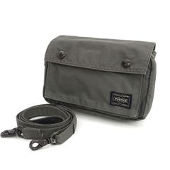の*飴様 美品 PORTER タンカー ショルダーバッグ シルバーグレー