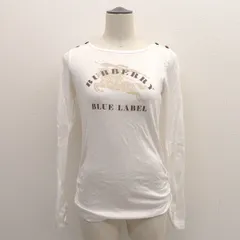 BURBERRY BLUE LABEL / バーバリーブルーレーベル ◆長袖Tシャツ/肩ボタン装飾/サイズ38 E1P99-630-02 レディースファッション【中古】 のサムネイル