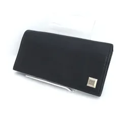 GUCCI / グッチ ◆長財布 二つ折り財布 スクエアプレート ブラック 203635 【財布/サイフ/ウォレット/wallet/コイン】 ブランド【中古】 のサムネイル