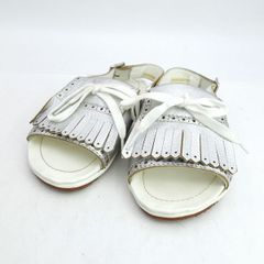 tricot COMME des GARCONS / Tricot Comme des Garçons ◆Sandals/Fringe/Silver Color/Size 22.5cm 【Women's/Girls'/LADY/Ladies'】【Shoes/Footwear】 Women's Fashion【Used】