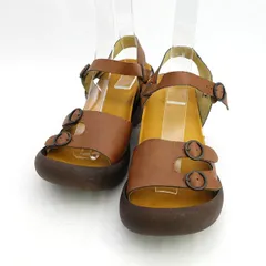 Regetta Canoe リゲッタカヌー ◆サンダル/ブラウン/サイズM（23-23.5cm） 【レディース/ガールズ/LADY/女性/婦人】【靴/クツ/シューズ/SHOES】 レディースファッション【中古】 のサムネイル