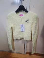 XS) A BATHING APE アベイシングエイプ モヘア カーディガンのサムネイル