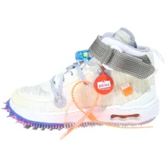 NIKE (ナイキ) ×OFF-WHITE AIR FORCE 1 MID オフホワイト エアフォースワン ミッドカットスニーカー ホワイト US5/23.5cm D06290-100のサムネイル