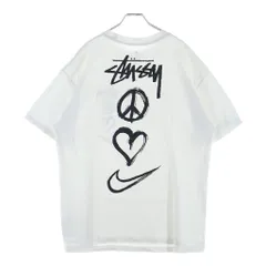 STUSSY (ステューシー) ×NIKE NRG SS TEE ナイキ 両面プリント ヘビーウエイト 半袖Tシャツ カットソー ホワイト DM4942-121のサムネイル