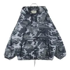 CELINE (セリーヌ) 22AW Camouflage Pattern Half Zip Nylon Jacket カモフラ柄 ハーフジップナイロンジャケット グレー 2W732153Qのサムネイル
