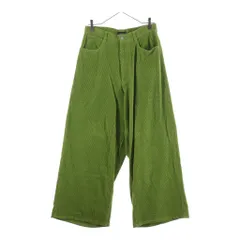 LAD MUSICIAN (ラッドミュージシャン) Corduroy Cotton Baggy Pants コーデュロイコットンバギーパンツ グリーン 2222-523のサムネイル